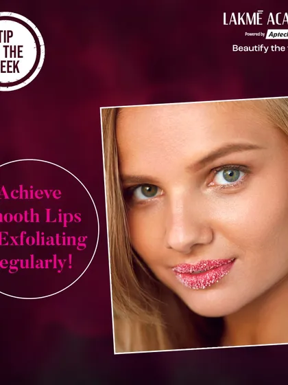 Our tip of the week focuses on achieving smooth, hydrated lips. We teach that even small details like regular exfoliation and nourishment are part of a complete beauty service, ensuring your clients look and feel their best.