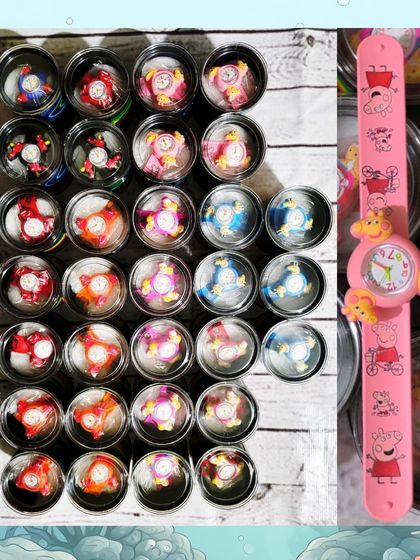 These fun spinner watches are a great addition to any goodie bag. They come in various themes, including Peppa Pig, and are always a hit with the kids.