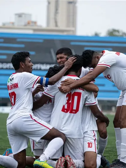 The pure emotion of a stoppage-time winner. This moment captures the heart and fight of our team, celebrating together after securing a crucial victory. This is what it means to be a Red Lion.
