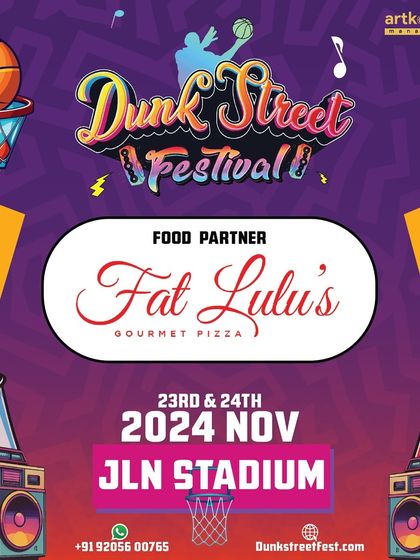 We were the official food partner for the Dunk Street Festival, bringing the real street vibe with our gourmet pizzas to India's Biggest Urban Lifestyle Festival.
