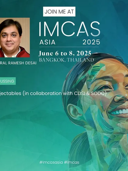 At IMCAS Asia 2025 in Bangkok, I will be discussing the latest in injectables in collaboration with CDSI & SODC. As a Scientific Board member, I am committed to advancing the field through education.