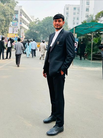 Outside the court premises. My identity and my profession are intertwined, and I carry the strength of my heritage into every case I fight.