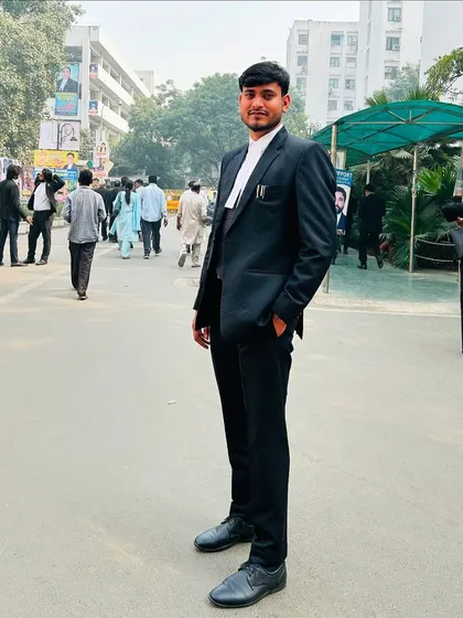 Outside the court premises. My identity and my profession are intertwined, and I carry the strength of my heritage into every case I fight.