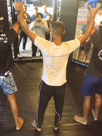 A proud moment from one of our friendly sparring events. It's all about testing your skills in a safe, supportive setting. Seeing my students challenge themselves and celebrate their progress is what it's all about.