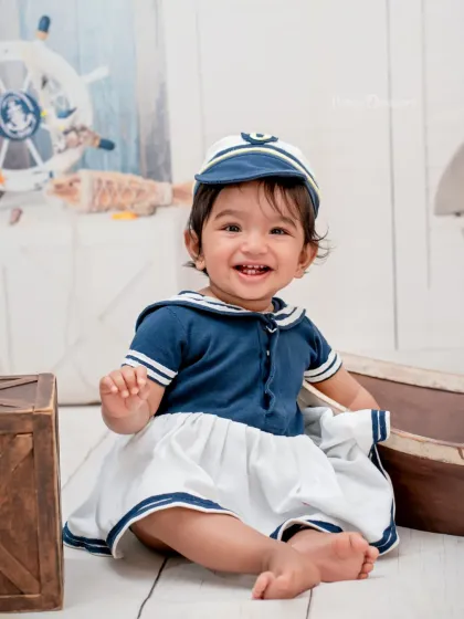 Anchored in love, sailing in joy. This little sailor is ready for an ocean of fun.