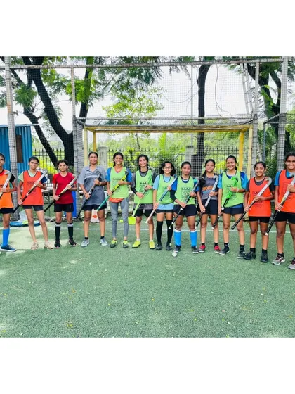 Another shot of our strong girls' team, ready to take on any challenge. We are proud of their dedication and hard work.