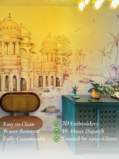 House360.in - Residential Wallpaper & Wall Mural Services Traditional & Spiritual Artistry photo 6