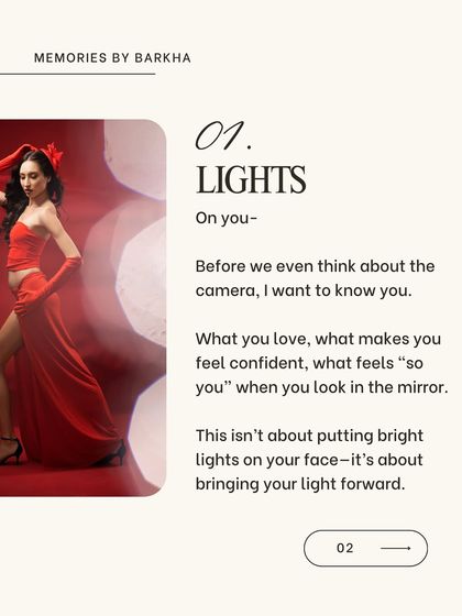 The magic isn't in the camera, it's in you. This graphic explains my core philosophy: my first step is always getting to know you, so I can bring your inner light forward.