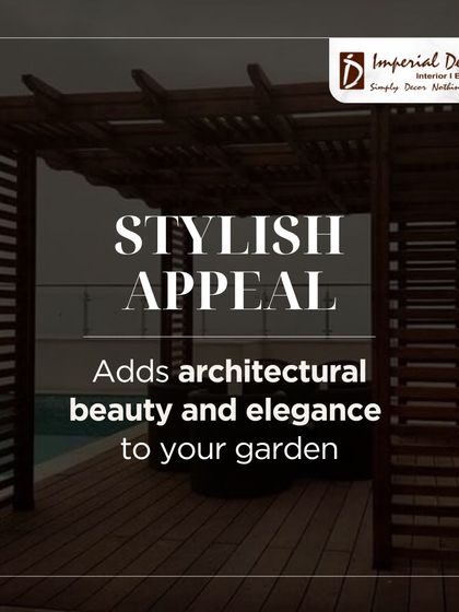 The stylish appeal of a well-built pergola is undeniable. This structure adds a strong architectural element to the garden, creating a focal point that is both beautiful and functional.