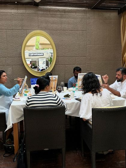 Paint Bar - Corporate Events & Team Building Classic Office Sip & Paint photo 56