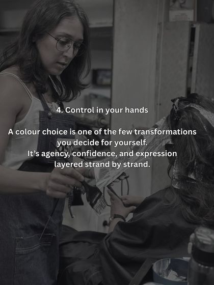 A new reflection tells a new story. Changing your hair is one of the few transformations you decide for yourself, giving you agency and confidence.