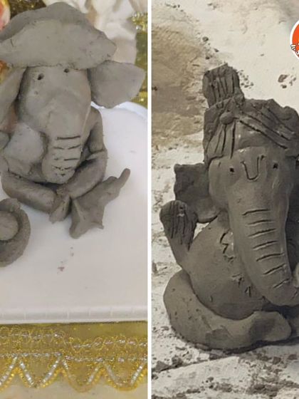 No two are ever the same! We love how each child brings their own unique vision to their Ganesha sculpture. It's a beautiful expression of individual creativity.