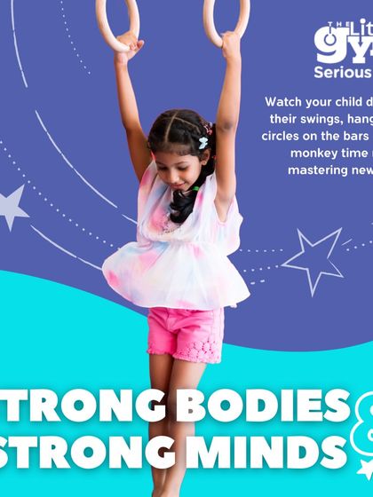 Developing swings, hangs, and circles on the bars and rings is a key focus for our preschoolers. This 'monkey time' is crucial for mastering new skills, improving coordination, and building the confidence to try more challenging moves.