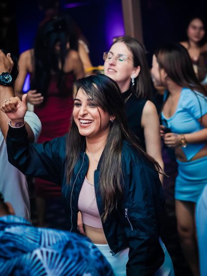 The joy on the dance floor is palpable. My goal is to make everyone forget their stress and just dance.