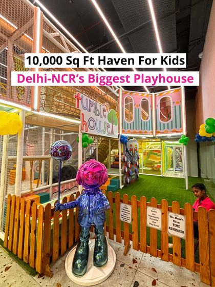 Welcome to Delhi-NCR's biggest playhouse. This 10,000 sq ft haven for kids is where the magic begins.