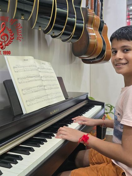 A massive congratulations to Reyansh Agarwal. He hit all the right notes, earning a distinction with an incredible 87 out of 100 in his face to face Grade 1 piano exam from Trinity College London.