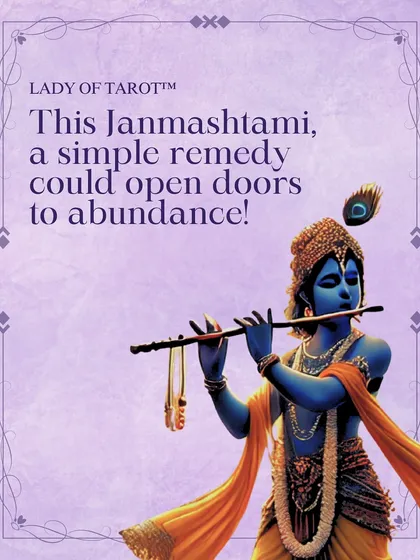 This Janmashtami, I shared a simple remedy to open doors to abundance. Placing a small silver flute in your safe or money cupboard is a beautiful way to honor Lord Krishna and invite the blessings of Goddess Lakshmi.