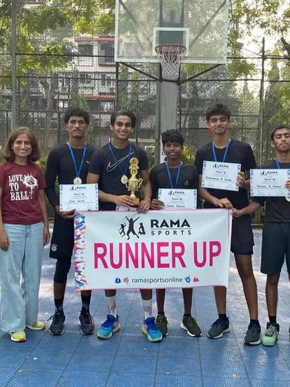 The U-16 boys team after securing the runner-up spot at the Rama's Tournament. This experience only makes us hungrier for the next one.