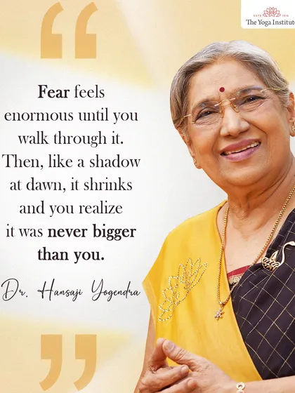 Fear feels enormous until you walk through it. Then, like a shadow at dawn, it shrinks, and you realize it was never bigger than you.