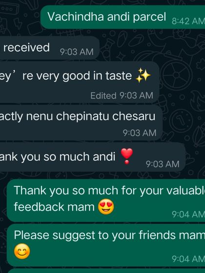 I am always happy to customize orders. This customer was pleased that I made the snacks exactly as they had requested.