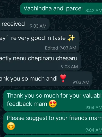 I am always happy to customize orders. This customer was pleased that I made the snacks exactly as they had requested.
