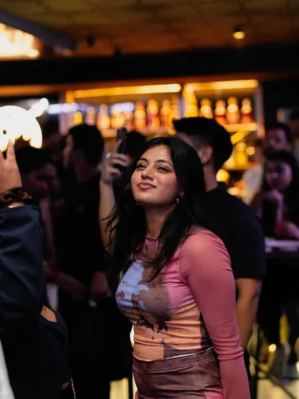 The crowd enjoying the 'Friday Switch' at Flo. The start of the weekend always brings a special energy.