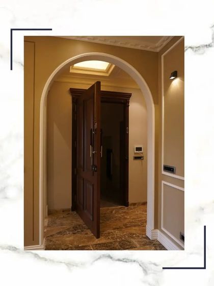 Our main doors are crafted from solid wood and feature classic designs, high-quality hardware, and a flawless finish, ensuring both security and style.