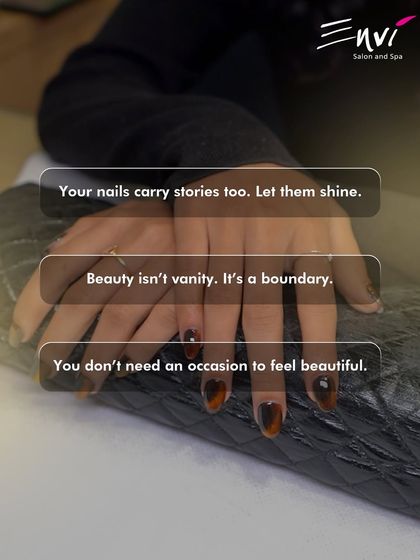 A few gentle reminders for your self-care journey. This image shares inspiring quotes to remind you that beauty is a boundary and you never need an occasion to feel beautiful.