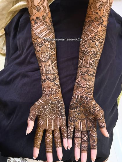Full Bridal Mehendi for Hands photo 6