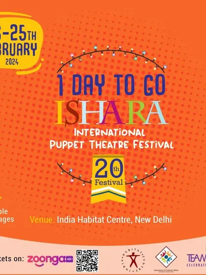 The countdown graphic for our 20th festival. This is an example of the marketing and promotional material we create to ensure a successful and well attended event.