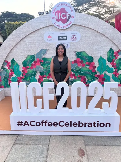 At the India International Coffee Festival 2025. Hosting consumer-facing festivals and brand activations requires high energy and an ability to connect with a broad audience.