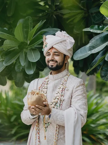 The groom's happy smile says it all. We manage the details so he can be fully present and joyful.