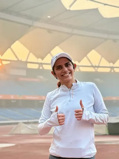 The sun is out and so are the smiles at Jawaharlal Nehru Stadium. I believe in educating every person I see about their body, so they can be a more capable and confident version of themselves.