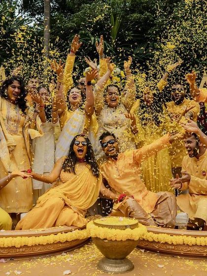 Journeys By Vivek - Wedding Photography Haldi Celebrations: A Splash of Joy photo 25