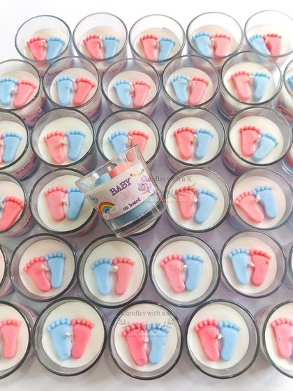 Candles with a K - White-Label Candle Manufacturing Gifts for Baby Showers & Birthdays photo 7