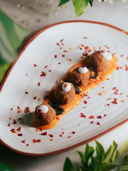 My Chipotle Chicken Meatballs are served with a chili garlic aioli sauce. The smoky chipotle flavor combined with the creamy sauce makes for an unforgettable appetizer.