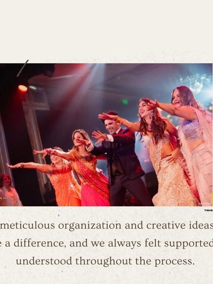 "Their meticulous organization and creative ideas truly made a difference, and we always felt supported and understood throughout the process."