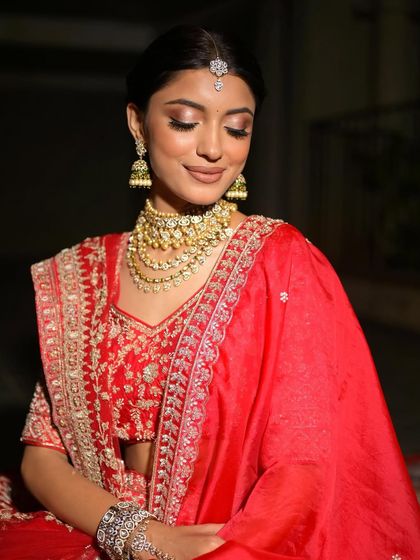 Timeless Red Lehenga Brides photo 60