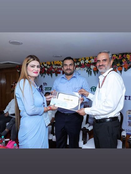 I was deeply honored to be appreciated by the Honorable Chairman and Joint Secretary for being a top performer on the iGot Karmayogi Platform. This recognition from the Ministry of Consumer Affairs is a great motivation to keep working hard.