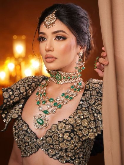 Another beautiful portrait from the campaign. The makeup is flawless and the styling is impeccable.