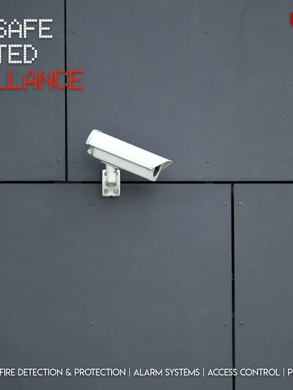 This minimalist installation shows how a security camera can blend seamlessly into a modern building's design. I prioritize clean aesthetics alongside robust security, ensuring the system is effective but not intrusive.