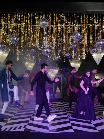 Flinters Management - Custom Wedding Design & Decor Glamorous Sangeet & Reception Nights photo 73