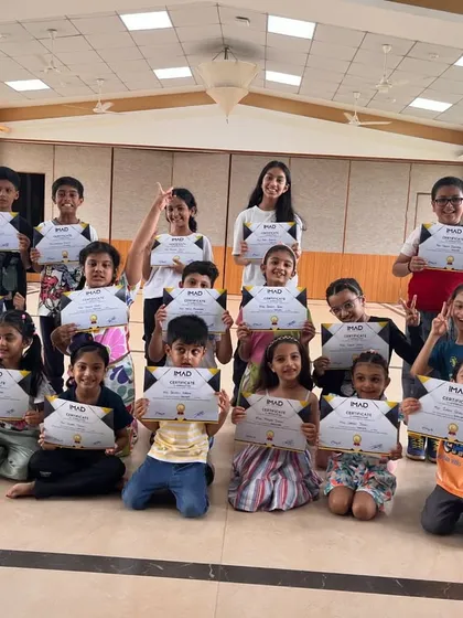 Nothing beats the feeling of achievement. This is just one of our happy groups from the 2025 summer camp, proudly holding their completion certificates after a fun-filled season of learning and growth.
