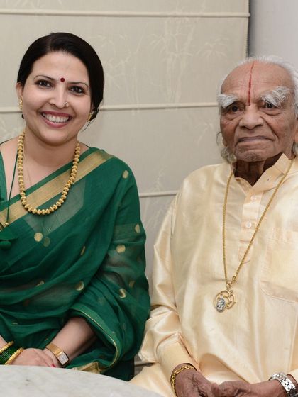 A cherished photo with my Guru, B.K.S. Iyengar. His legacy lives on through every student he has touched and every life he has transformed.