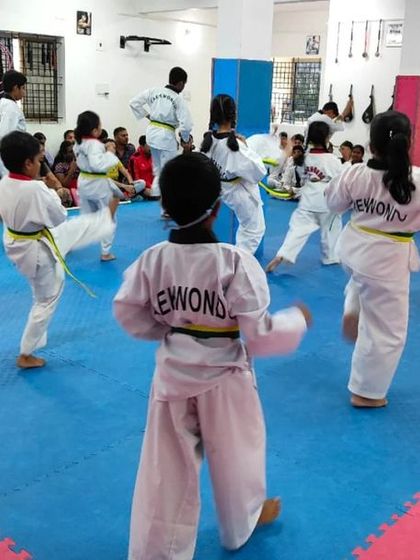 CTA Taekwondo & Fitness Clubs - Taekwondo for Kids & Teenagers Dynamic Kicking & Sparring Drills photo 61