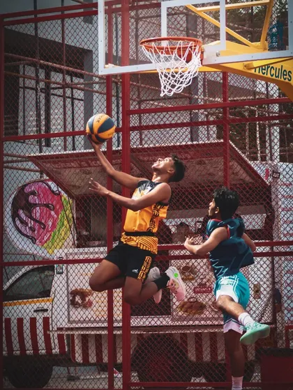 It's all about skill, timing, and the courage to take the shot. I capture moments of peak performance like this layup during the Junior Basketball League, where young athletes showcase their talent in a competitive setting.
