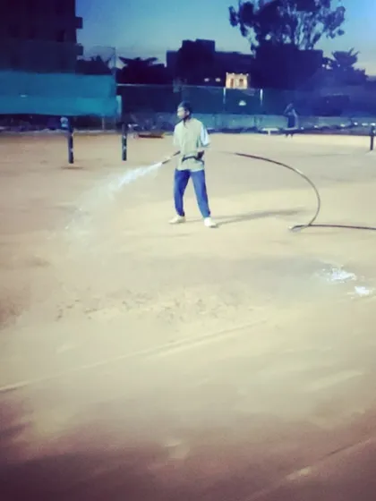 Our commitment to excellence extends to daily court maintenance. We ensure our clay courts are in optimal condition for every high-performance training session and certification program.