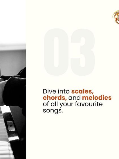 With piano lessons, you can dive into the scales, chords, and melodies of all your favorite songs.