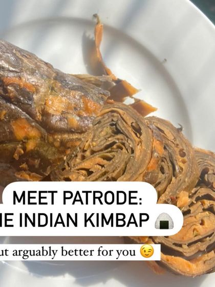 Meet Patrode, the Indian kimbap. This nutrient-dense dish, made by steaming colocasia leaves smeared with a spiced paste, is recognized by the AYUSH ministry for its health benefits. It's great for low immunity, anemia, and inflammatory conditions.