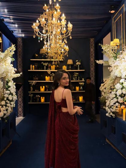 I love wearing sarees, especially for wedding events and traditional functions.